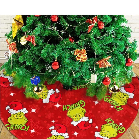 Grinch Christmas tree Skirt NWOT - Picture 4 of 5